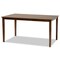 Baxton Studio Eveline Walnut Brown Finished Rectangular Wood Dining Table 165-10520 - alternate 1